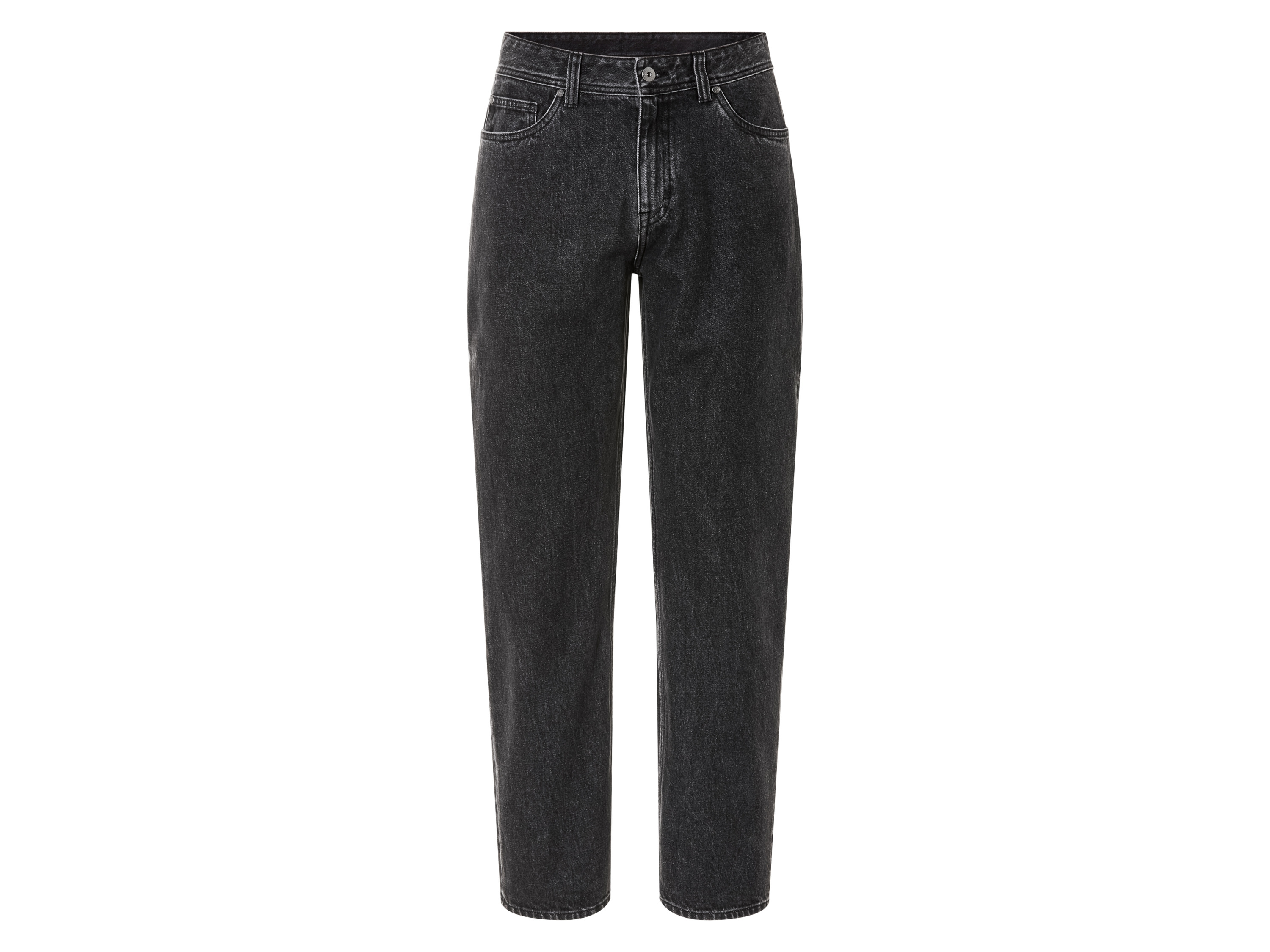 Livergy Jeansy Relaxed Fit męskie z bawełny Szary, 52 36/32