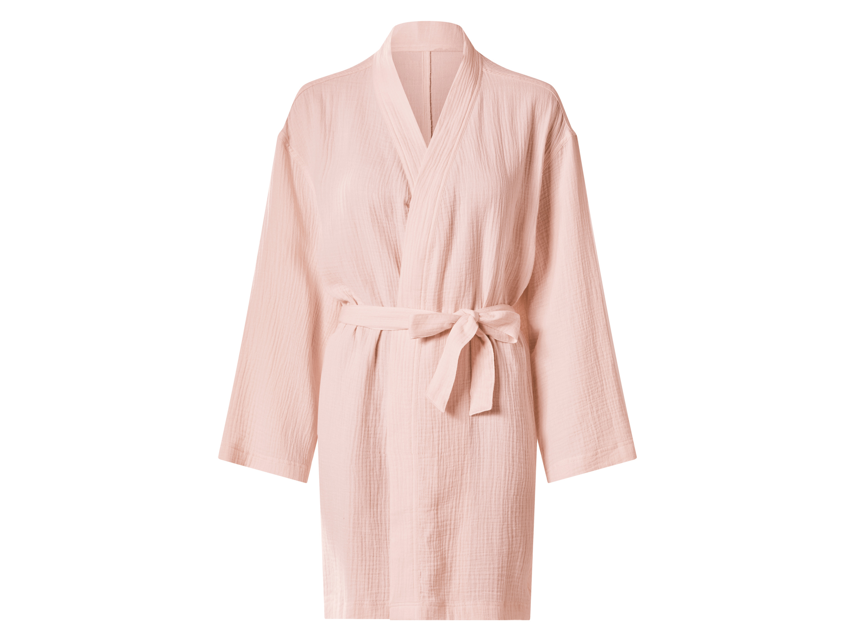 esmara Szlafrok-kimono damski z bawełny muślinowej Różowy, S36/38