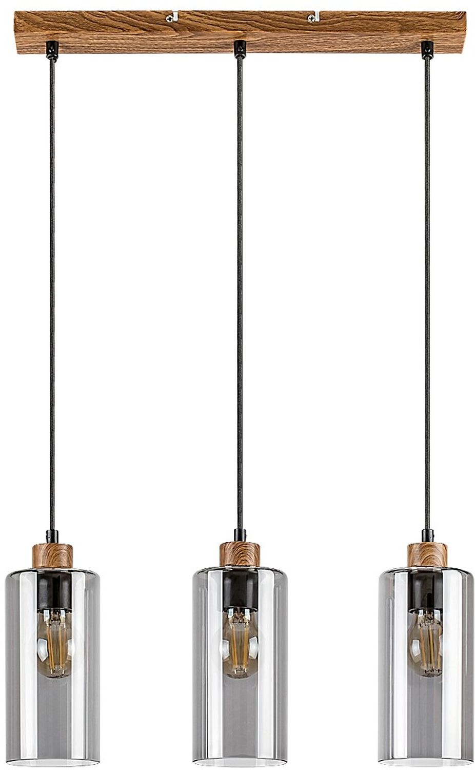 Darmowa Dostawa - Lampa wisząca 3x25 W drewno Rabalux Tanno 72123