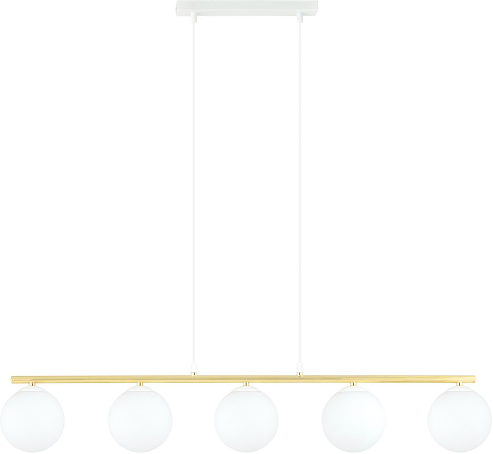 Darmowa Dostawa - Lampa wisząca 5x10 W biały Emibig Allora 12555