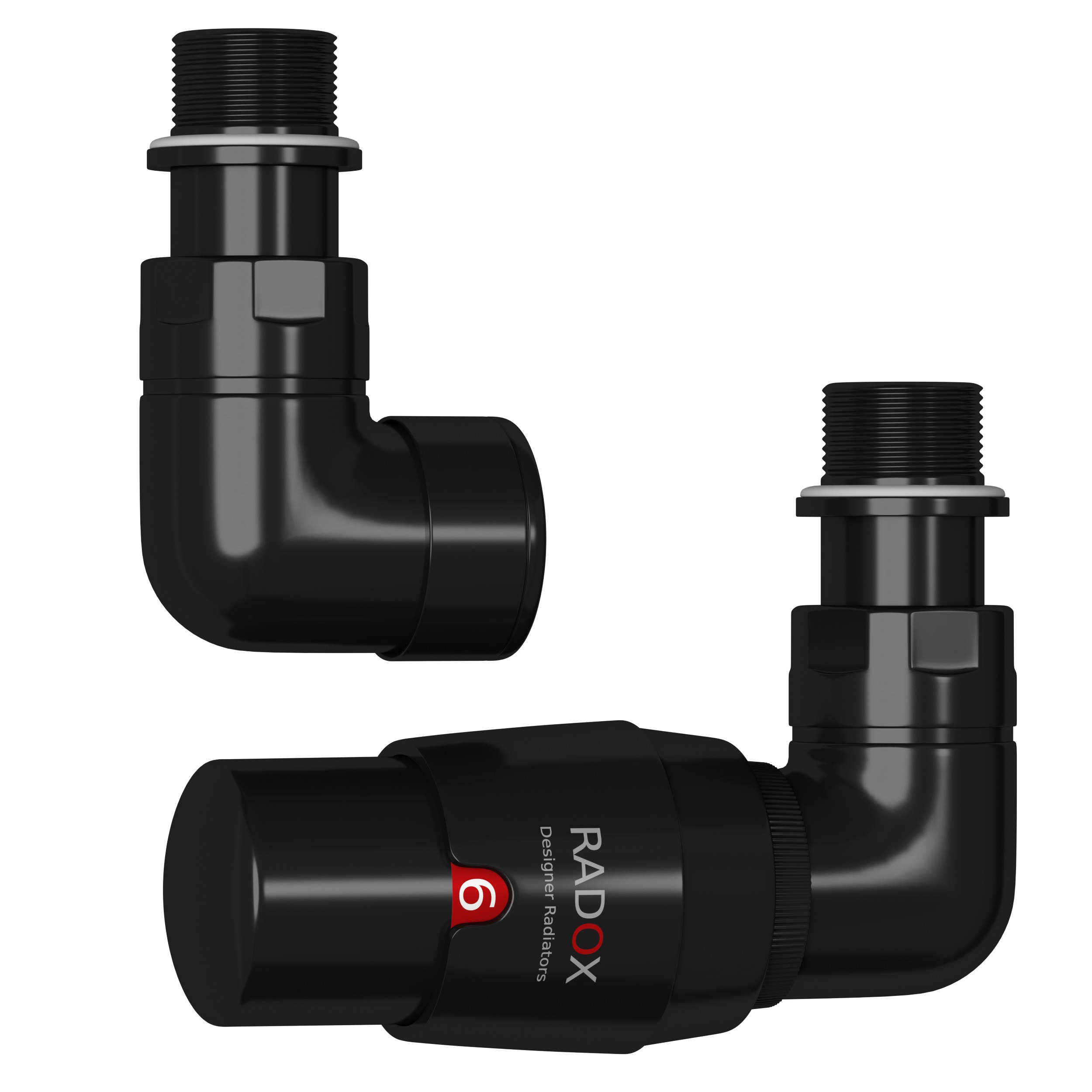 Darmowa Dostawa - Zawór termostatyczny czarny Radox RX2T VTRX2T9005MOSL