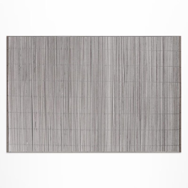 Winylowy Chodnik Zewnętrzny Wallfluent 150x225 cm Mata bambusowa drewniana styl boho 1 szt.