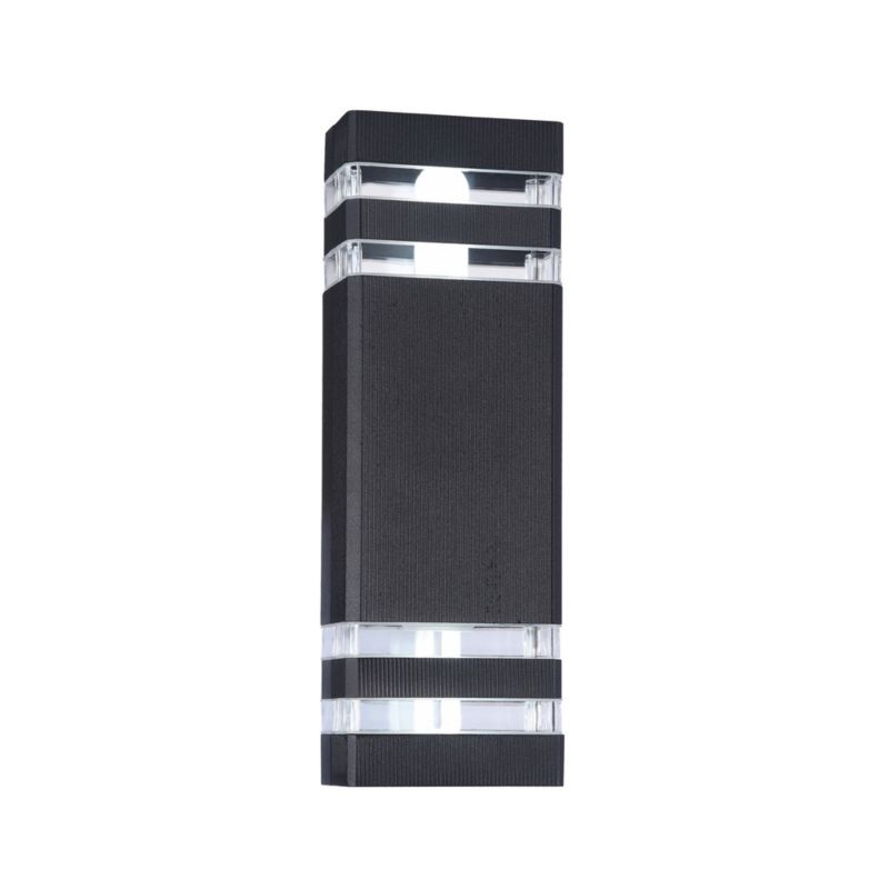 Kinkiet ścienny zewnętrzny Maytoni Unter Den Linden czarny 2 x E27 x 60W IP54 wym: 33 x 11 x 10 cm - 1 szt.