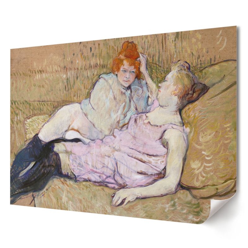 Plakat Wallfluent Format A3 Sofa Artysta Henri de Toulouse-Lautrec 1 szt.