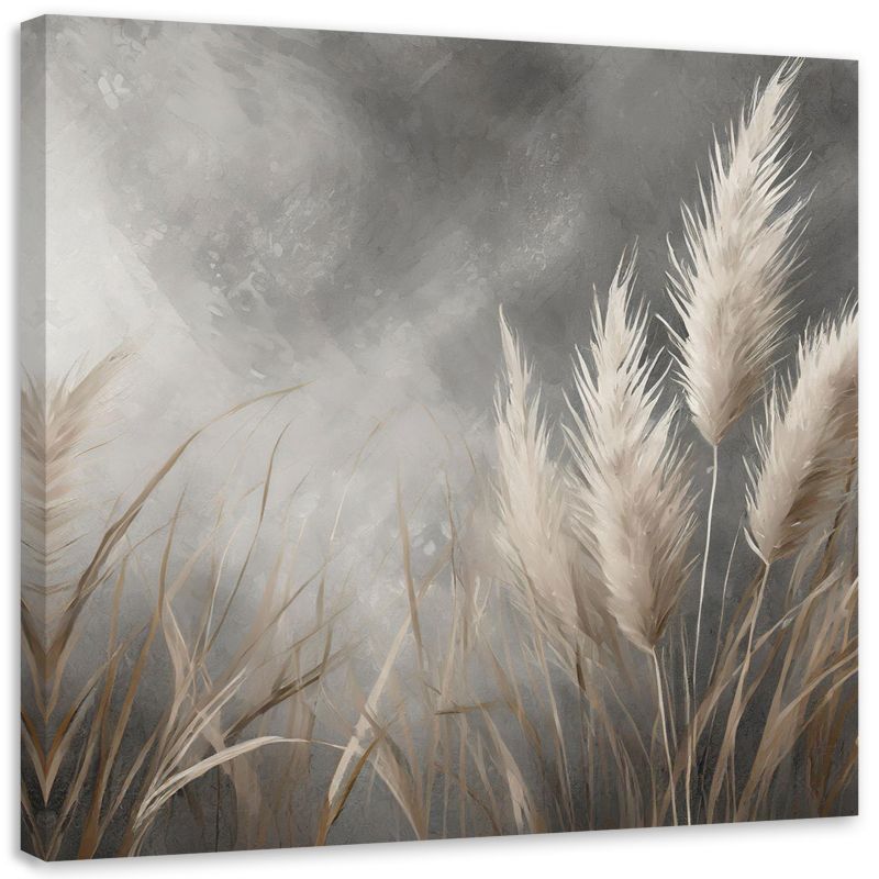 Obraz na płótnie Feeby trawa natura botanika 40x40cm 1szt