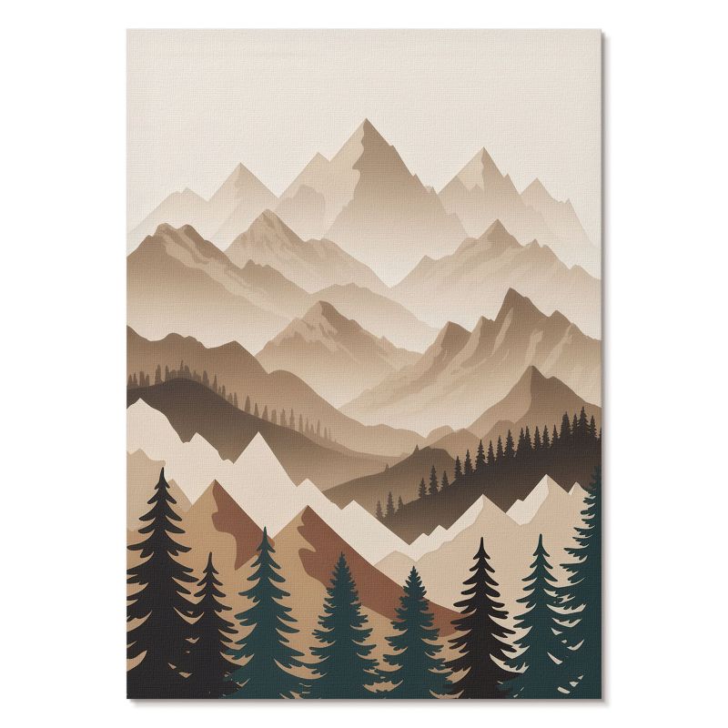 Obraz Plakat Canvas Tulup 59,4,x84 cm (A1) Górski krajobraz Do salonu, sypialni, przedpokoju 1 szt.