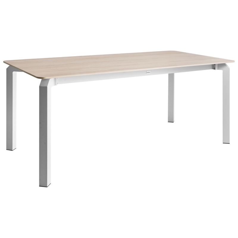 Stół ogrodowy Feletto 180 cm 90 cm Kamień Efekt trawertynu 1 szt.