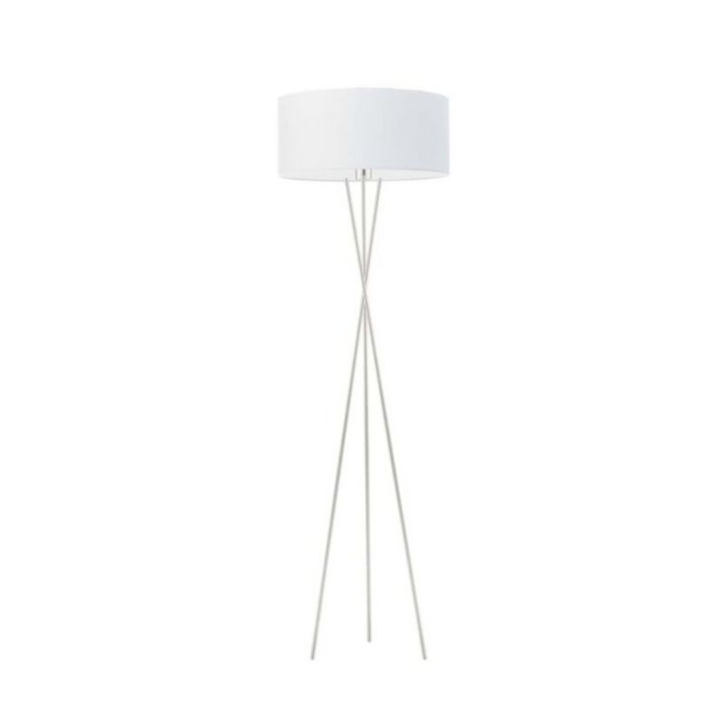Lampa stojąca Volta Light Factory podłogowa trójnóg z abażurem walec MORIS 1szt.