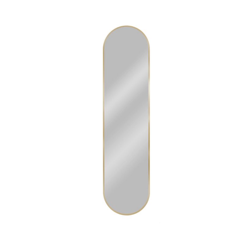 Lustro owalne 50x100 cm Baltica Design złote tiny border 1 szt.