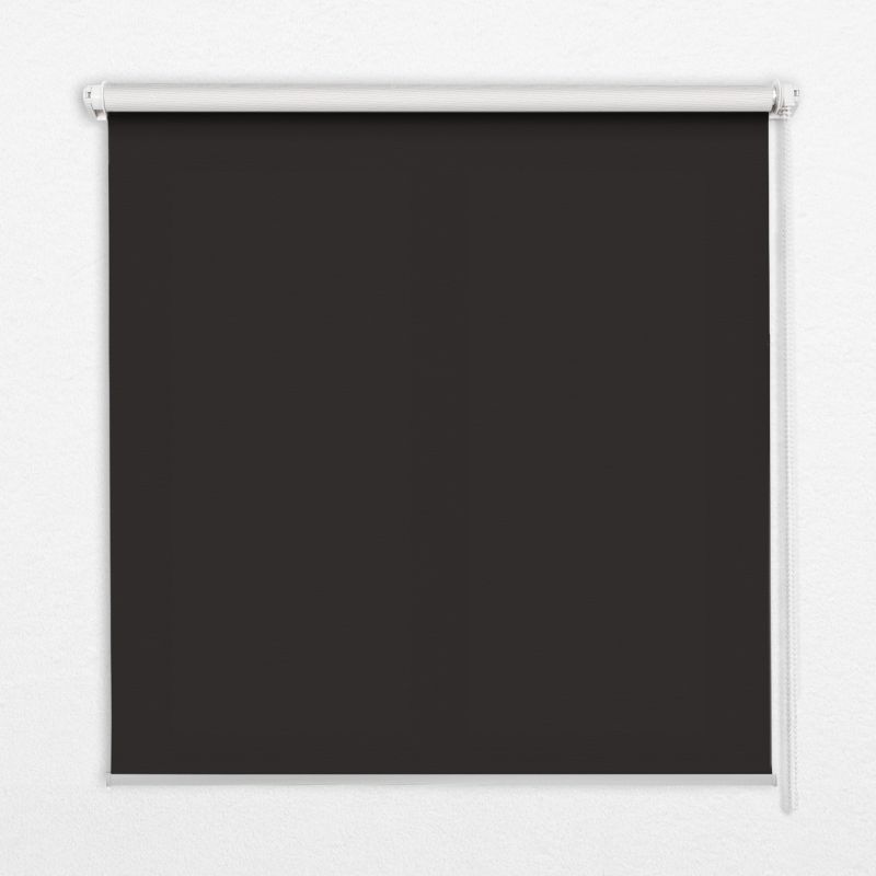 Roleta Wzorzysta Tulup 120x140 cm Czarny Montaż do ściany/sufitu 1 szt.
