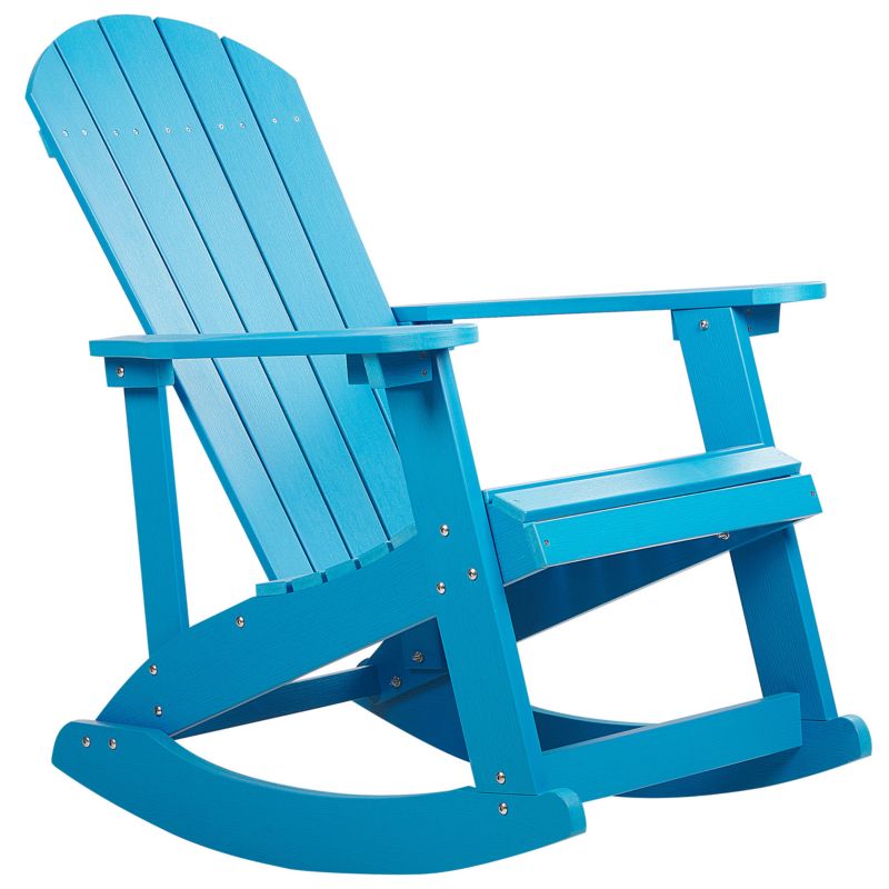 Fotel bujany ogrodowy Adirondack Niebieski 1 szt.