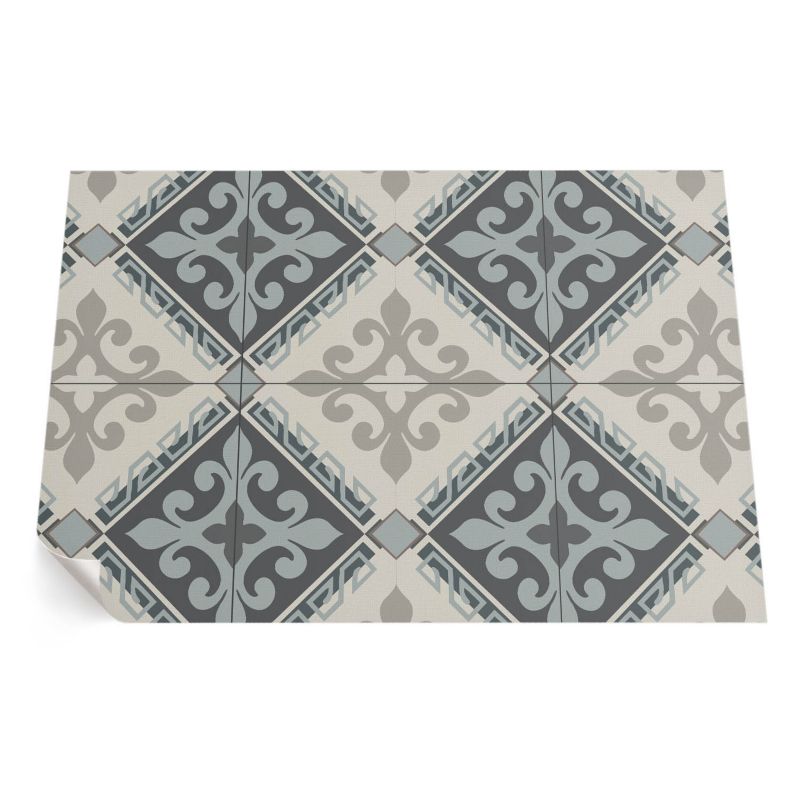 Winylowy Chodnik Zewnętrzny ArtPrintCave 150x225 cm Geometryczne ornament mozaika vintage 1 szt.