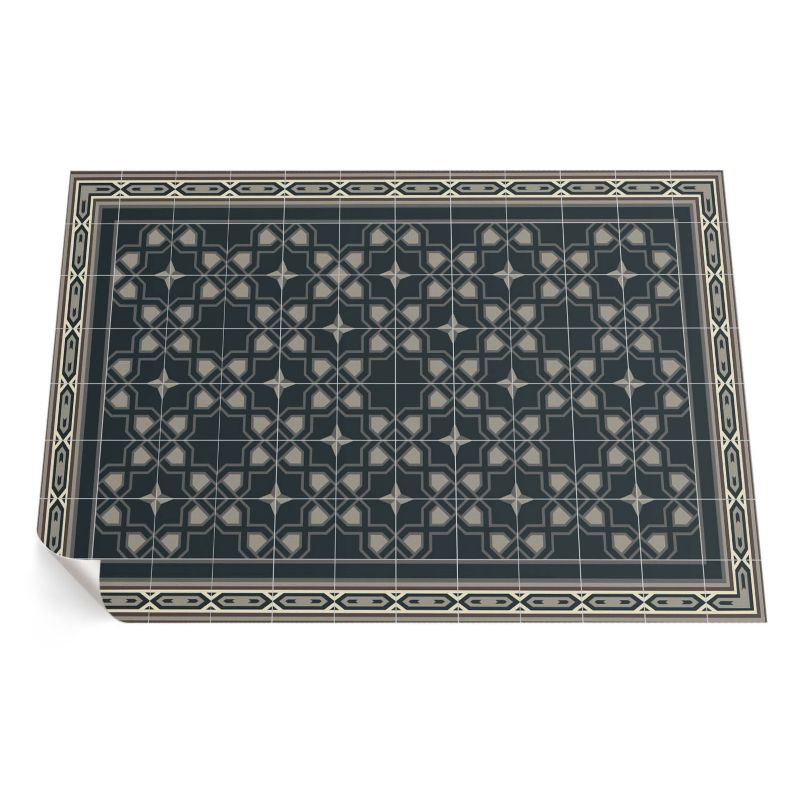 Winylowy Chodnik Zewnętrzny ArtPrintCave 120x180 cm Gwiazdy geometryczne stara mozaika 1 szt.