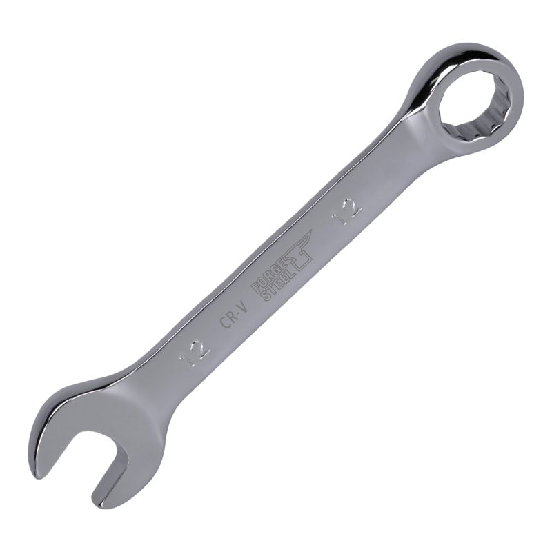 Klucz płasko-oczkowy Forge Steel krótki 12 mm