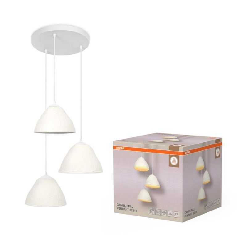 Lampa Osram Oprawa Sufitowa Wisząca 3x E14 Dekoracyjna Biały 1 szt.