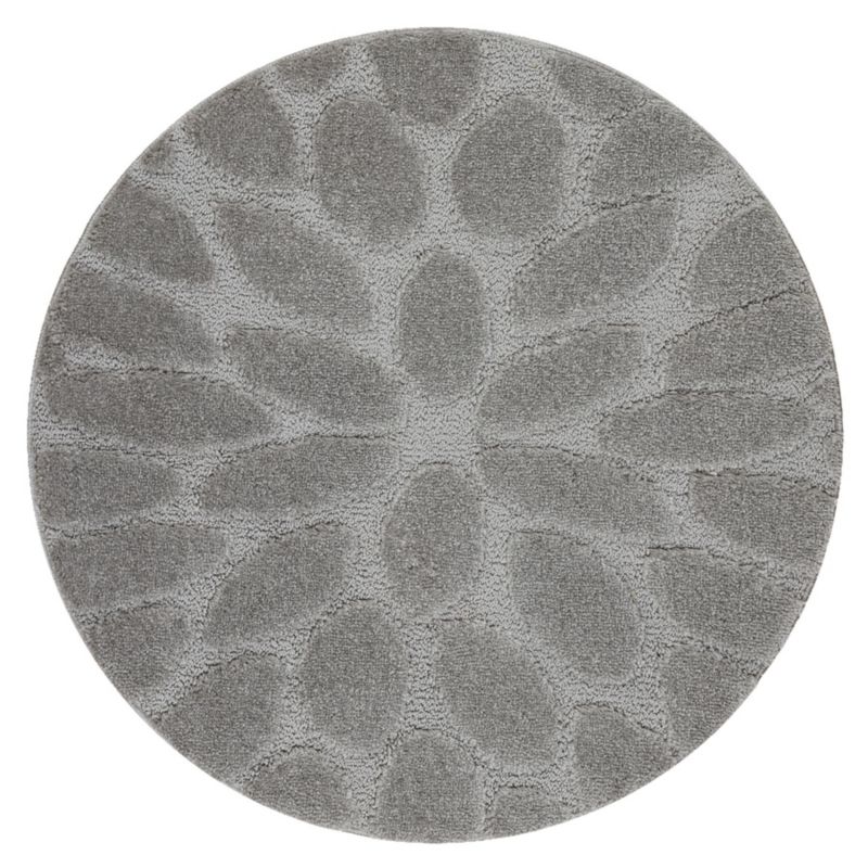 Dywanik łazienkowy Dywaniki łazienkowe RugsX koło 50 cm szary KPL270 1 szt.