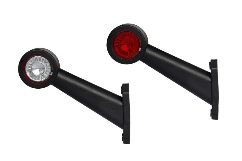 Lampy obrysowe HORPOL LD 726 LED lewa+prawa na gumowym wysięgniku 2 szt.