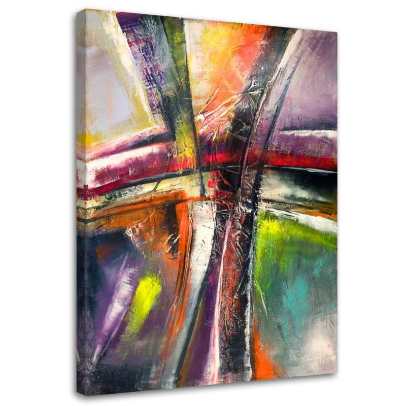 Obraz na płótnie Feeby Kolorowa Abstrakcja 70x100cm 1szt