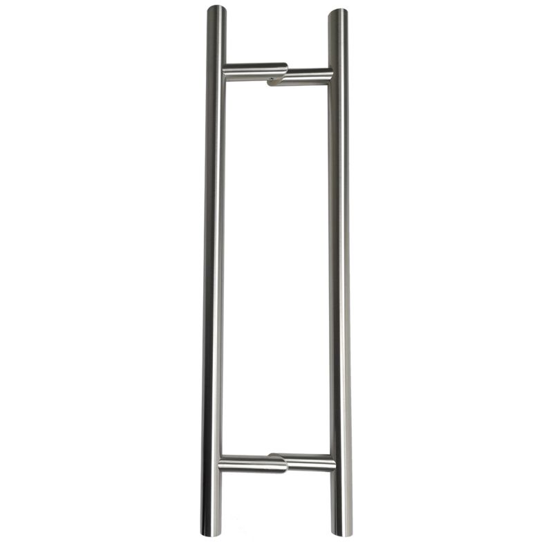 Pochwyt do drzwi PINOX dwustronny okrągły 45 stopni - stal nierdzewna 32x1000 mm (Satyna) 1 szt.