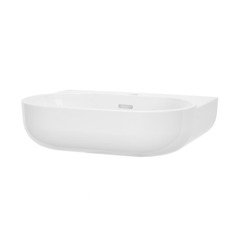 Umywalka ścienna GoodHome Cavally 55 x 45 cm biała