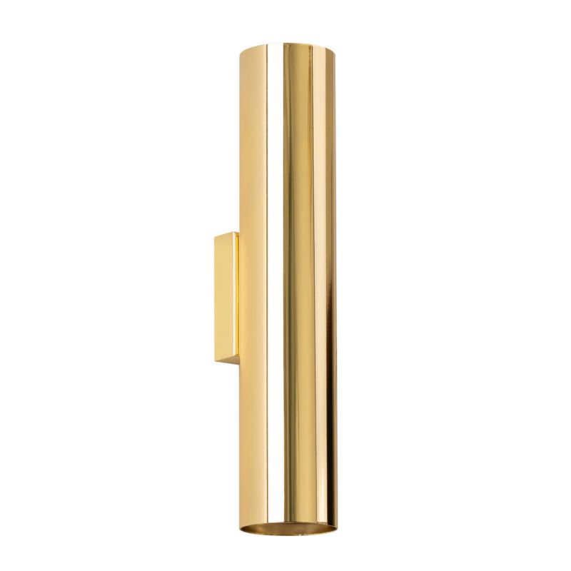 Kinkiet ścienny Sollux Lighting Lagos złoty góra-dół 2 x GU10 x 10W IP20 wym: 30 x 8 x 6 cm - 1 szt.