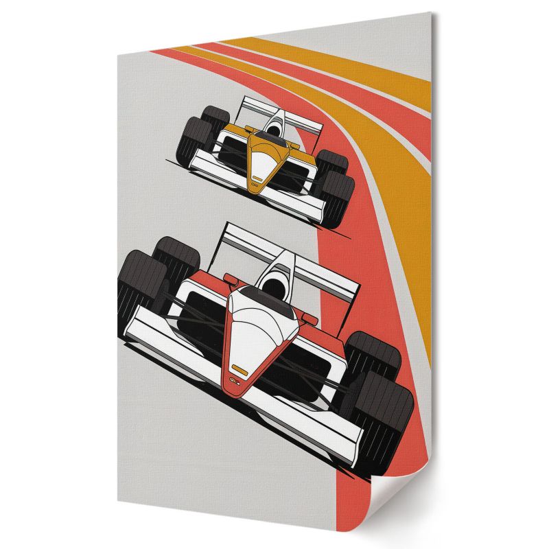Plakat Wallfluent Format A4 Wyścig formuły Studio Aurora Line 1 szt.