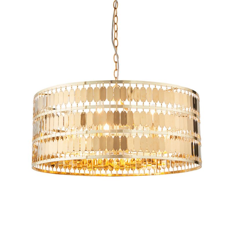 Lampa wisząca Endon ELDORA złota 5xE14x15W IP20 wym:176,4x56x56cm - 1 szt.