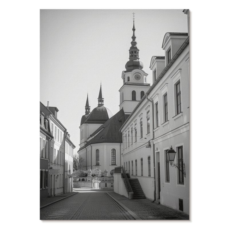 Nowoczesny Plakat na Płótnie Tulup 42x59,4 cm (A2) Urok ulicy Do salonu, biura, przedpokoju 1 szt.