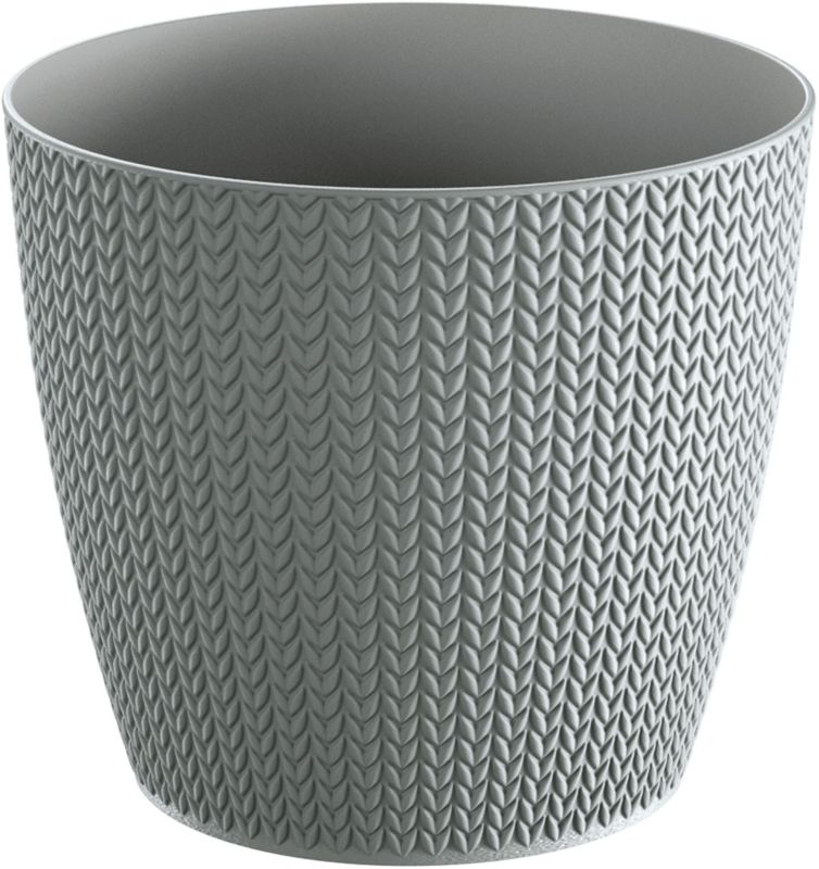 Doniczka Wheaty 25,8 cm szara