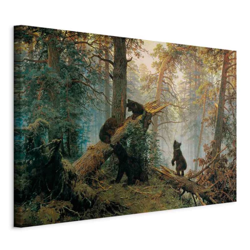 Obraz Artgeist Poranek w lesie 120 x 80 cm płótno włoskie 1 szt