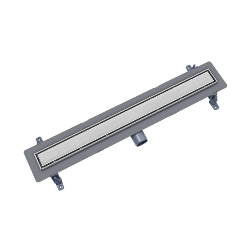 Odpływ liniowy ABS Premium Vogi ruszt Duo pod płytkę 90 cm szary 1 szt.