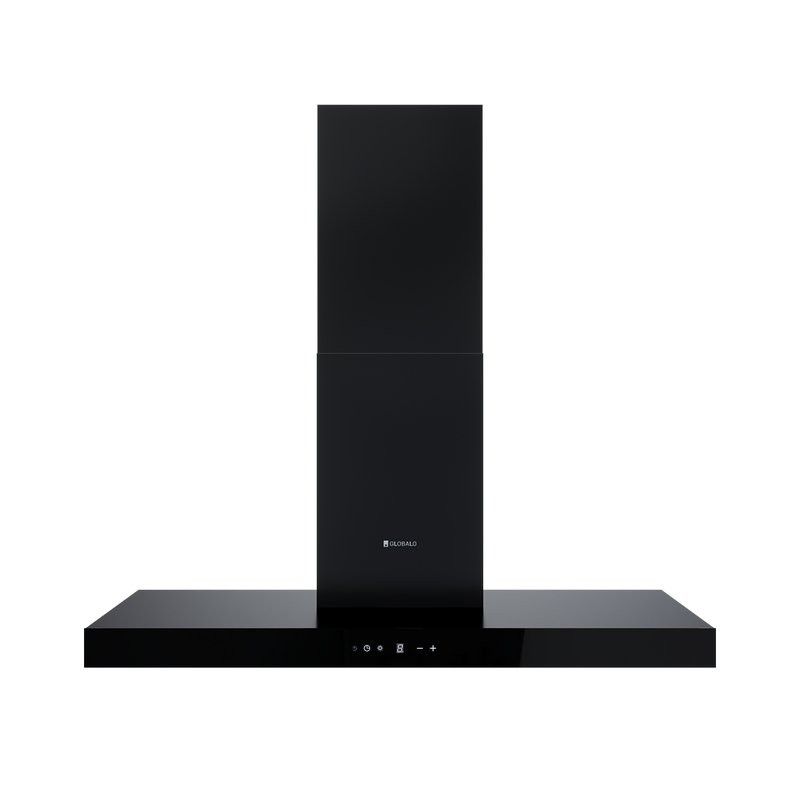 Okap przyścienny GLOBALO LONATIO 90.1 black 90cm 608m3/h 1szt.