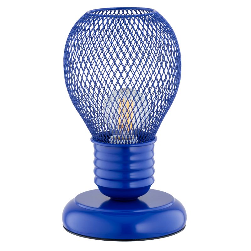 Lampa stołowa w kształcie żarówki Alfa PIKOLO niebiesko-turkusowa LED 10W IP20 - 1 szt.
