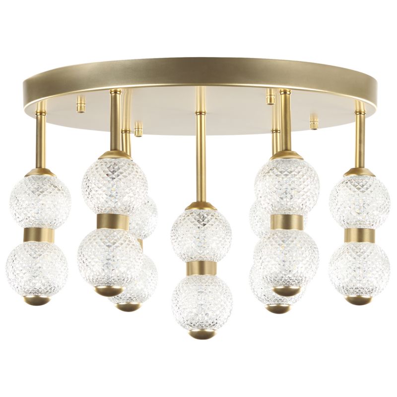 Lampa sufitowa Yowaka Metal Złoty 1 szt.