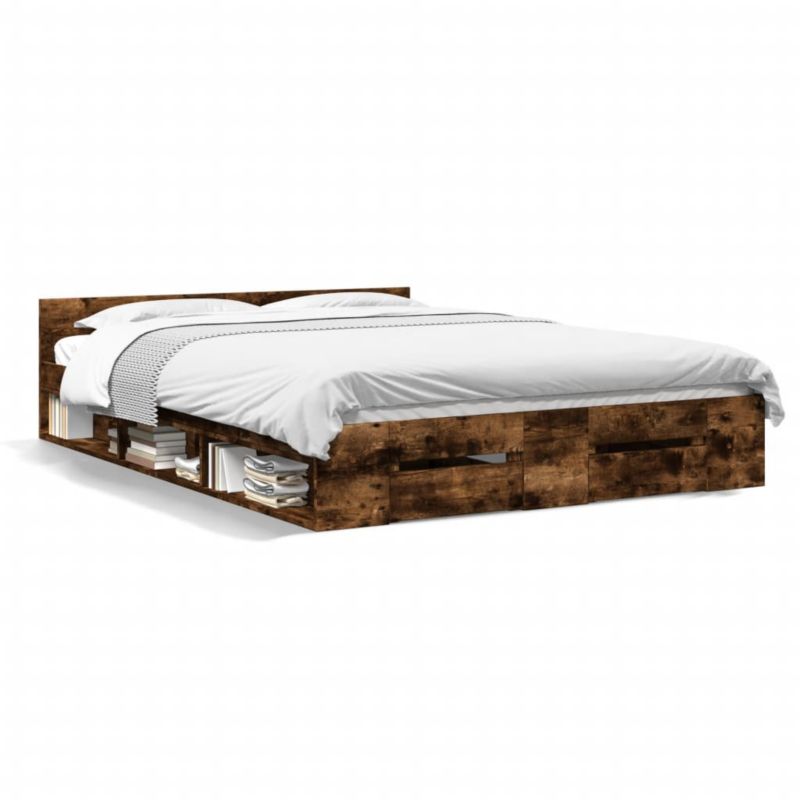 Łóżko drewniane WaszeMeble 120x200 cm brązowe WM-3280759 1 szt.