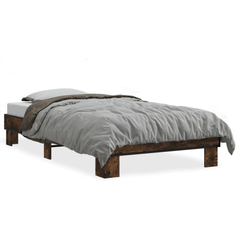 Łóżko drewniane WaszeMeble 100x200 cm brązowe WM-845869 1 szt.