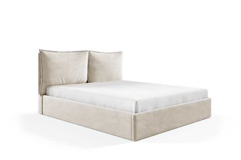 Łóżko SOFELLO 200x200 z pojemnikiem , metalowy stelaż GLAM riviera21 1szt.