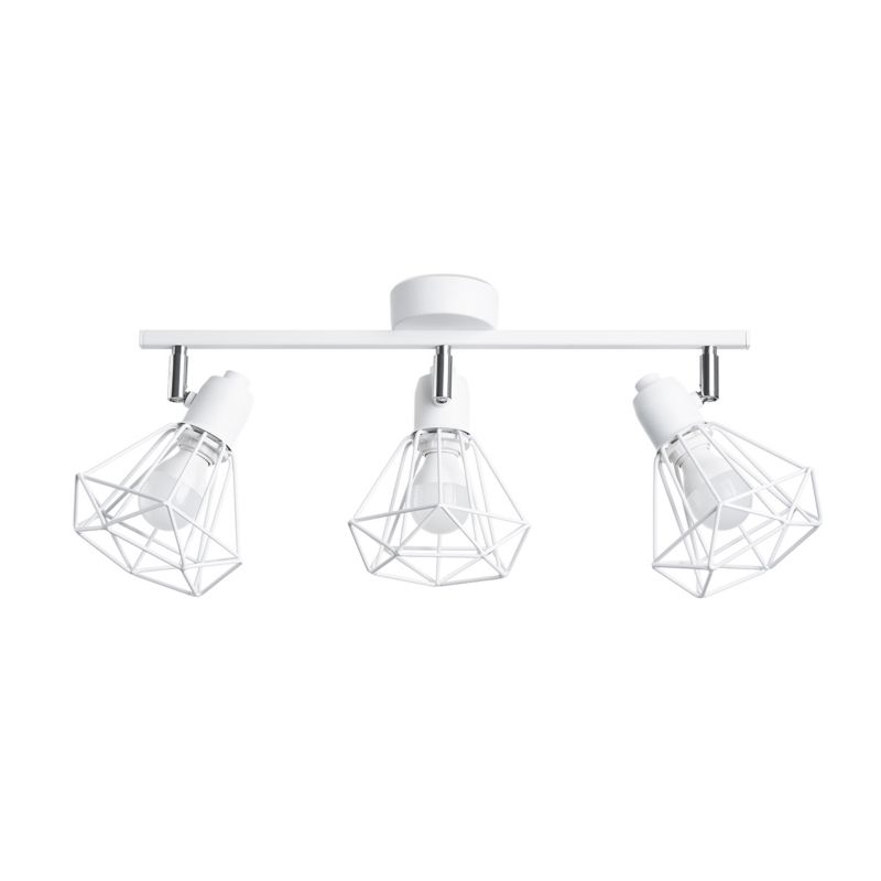 Lampa sufitowa Pure Lume SELARA biała chromowana 3xE14x40W IP20 wym:19x52x17cm - 1 szt.
