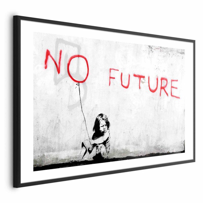 Plakat Artgeist bez przyszłości 42x29,7 cm z ramą czarną 1 szt