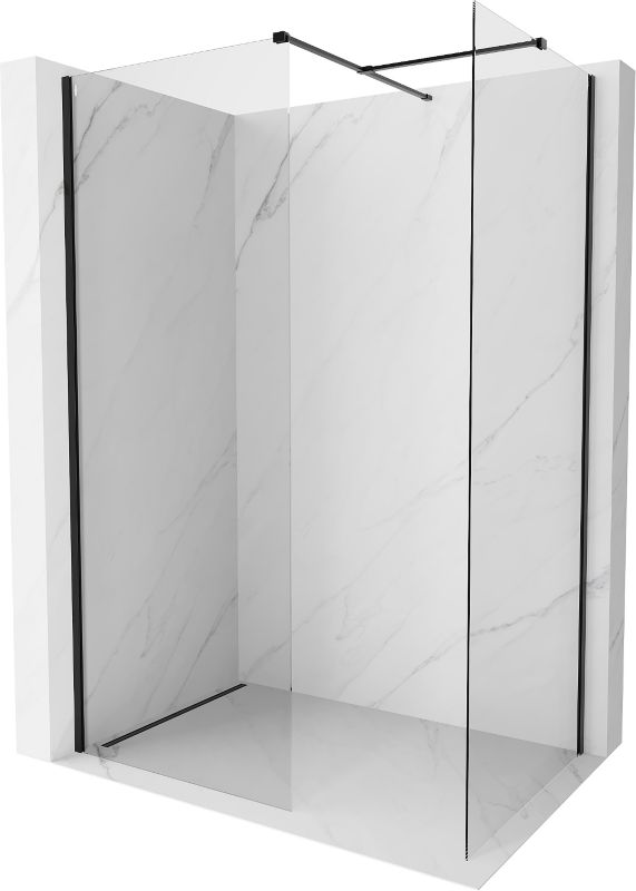 Ścianka prysznicowa Mexen Kioto-X czarna 140x120 cm 800-140-202-70-00-120-X 1 szt.