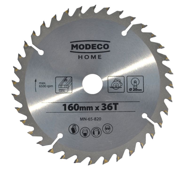 Piła tarczowa Home Tools do drewna 160 mm 20/16x36T - blister - 1 szt.