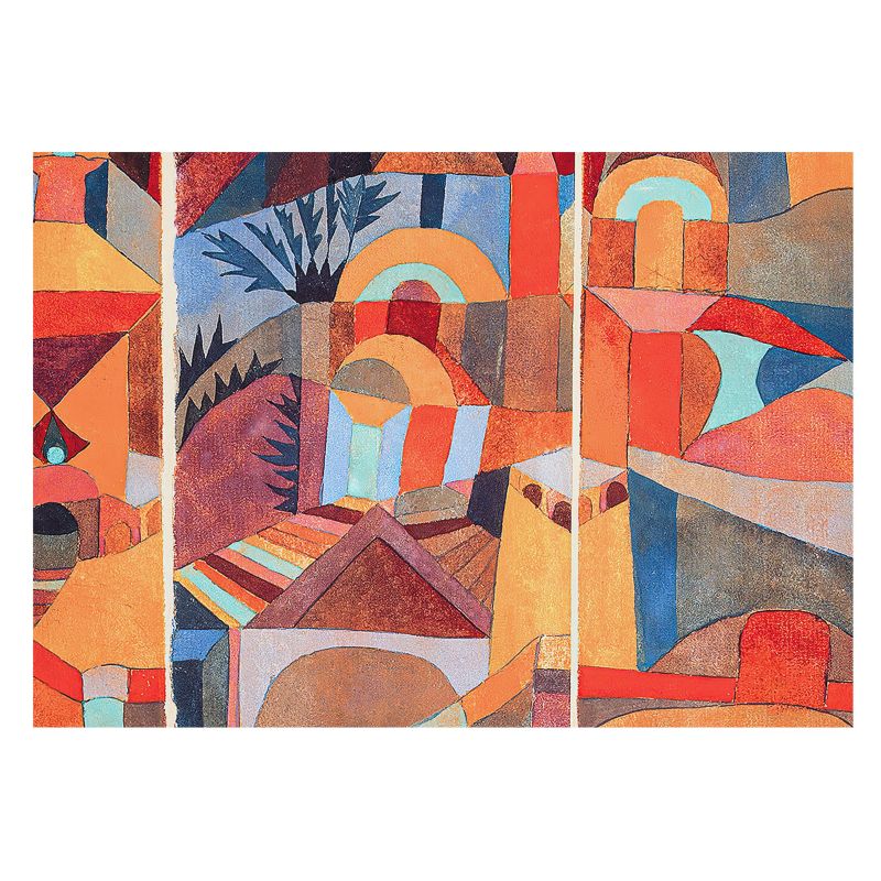 Tapeta Do Przedpokoju Wallfluent 208x146 cm Kolorowa mozaika Dla Miłośników Górskich Krajobrazów I Sztuki 1 szt.