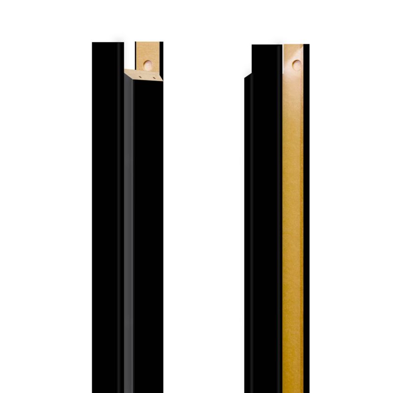 Baza ościeżnicy regulowana Fortia 115-135 mm 8 cm 90 stopni prawa czarna