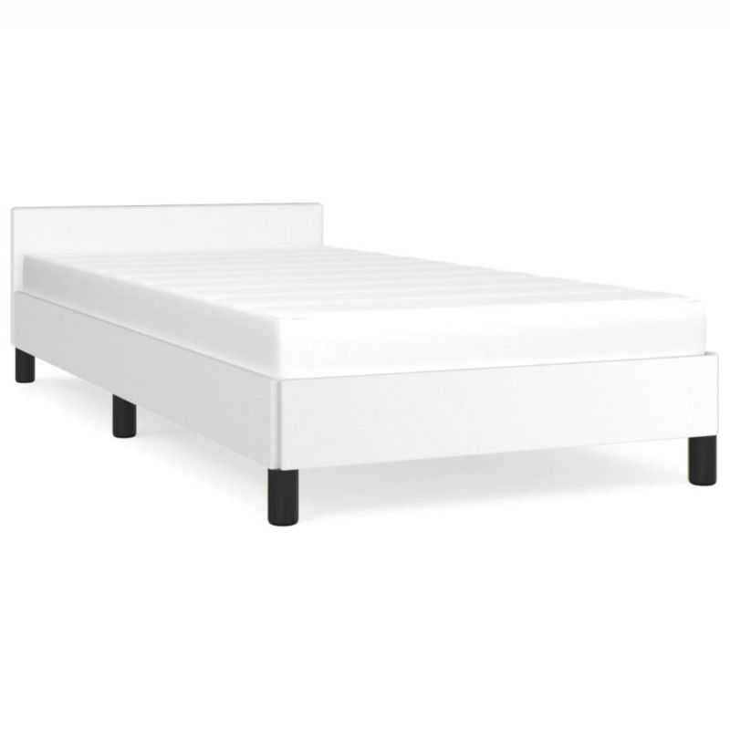 Łóżko tapicerowane WaszeMeble 80x200 cm biała WM-347466 1 szt.