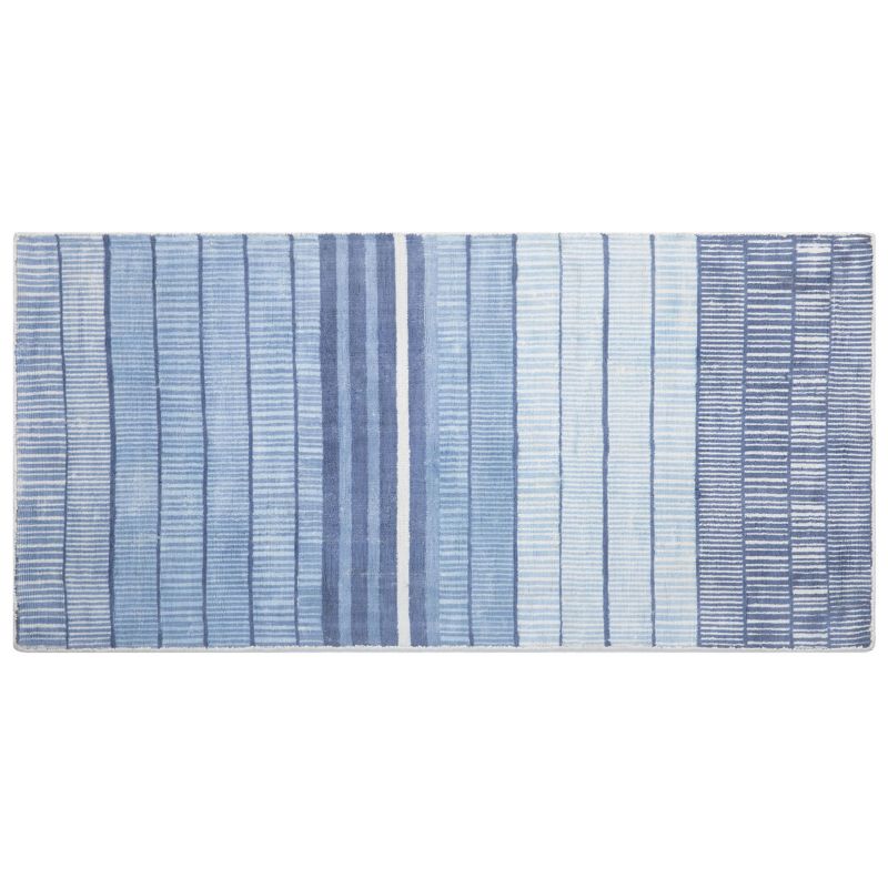 Dywan Yardere Błękitny 80 x 150 cm Wiskoza 1 szt.