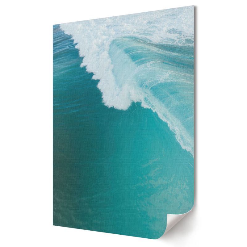 Plakat Wallfluent Format A4 Turkusowe fale Artysta Wandal 1 szt.