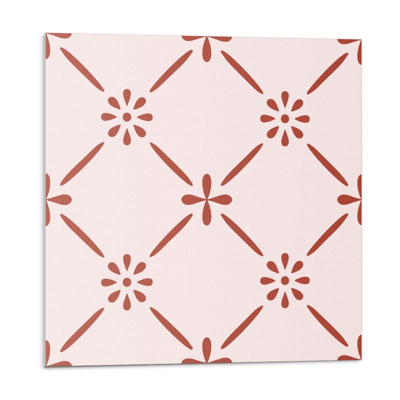 Kafelki samoprzylepne Wallfluent 30x30 cm Nowoczesny motyw florystyczny 9 szt.