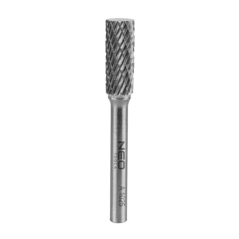 Frez do metalu NEO TOOLS HM, typ A (walcowy), 10 x 25 mm, trzpień 6 x 45 mm 1 szt