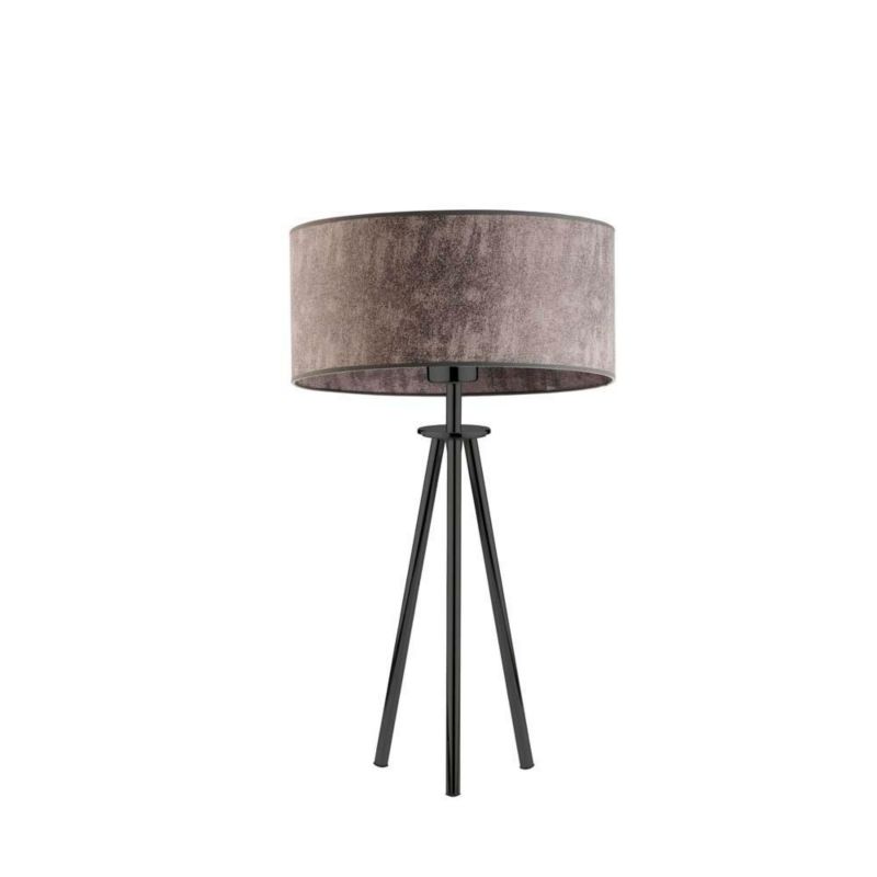 Lampka Nocna Volta Light Factory Deco Abażur Beton/czarny Walec 1xE27 1szt.