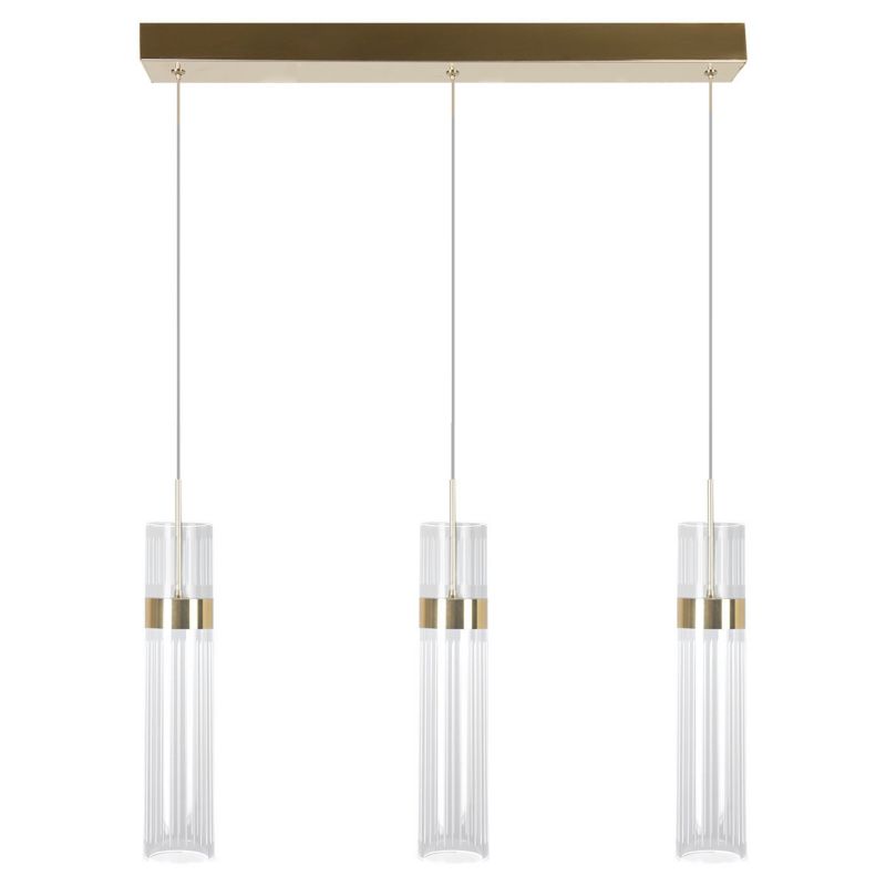Lampa wisząca Light Prestige AMBIENTE złota 3 x LED 6W 1757lm - 1801lm - 1726lm wym:120x60x6cm IP20 -1 szt.